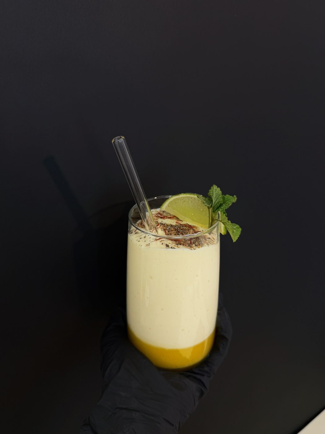 Mango lassi drink